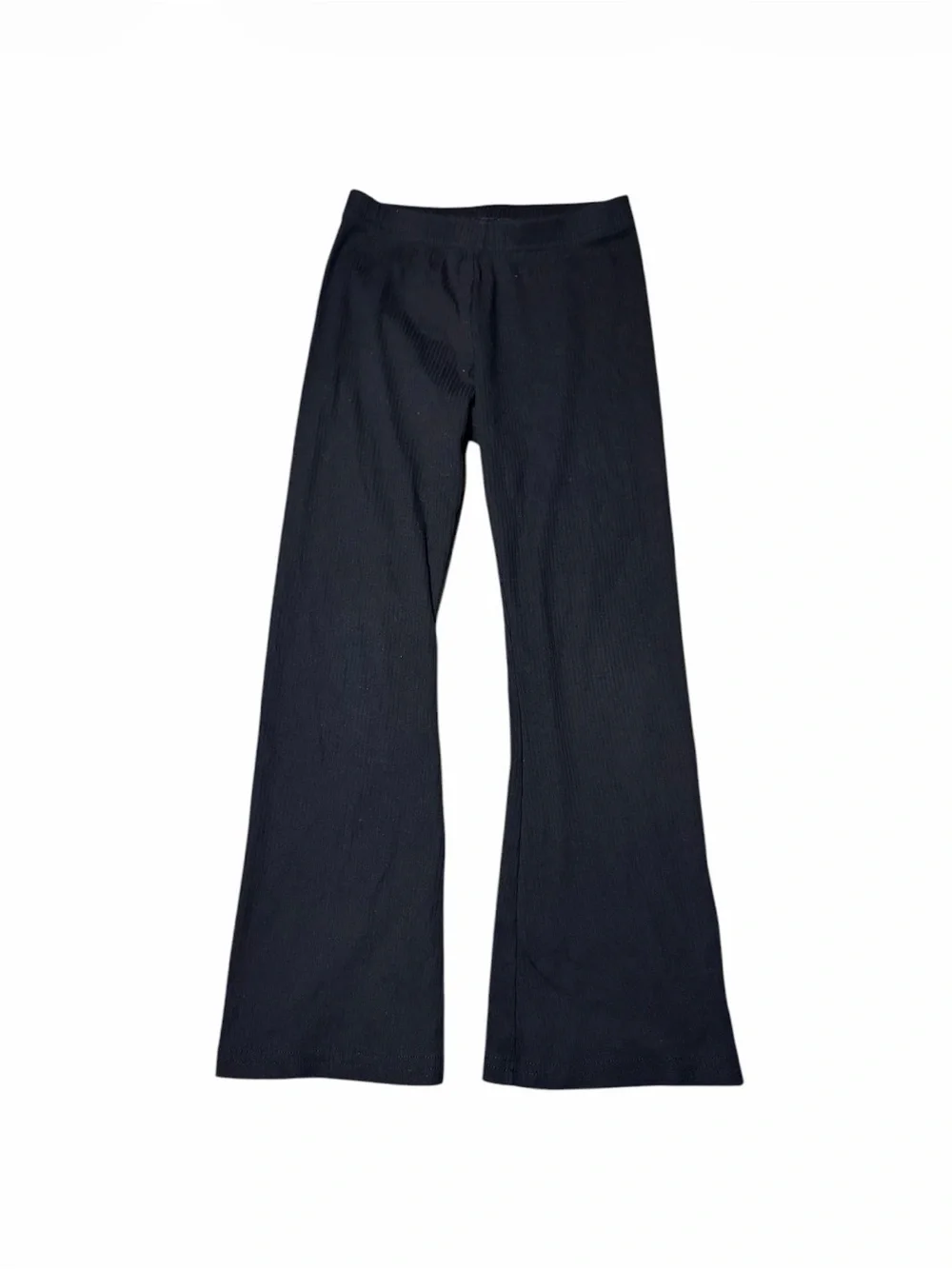 Old Navy Black Ribbed Flare Leggings for Kids